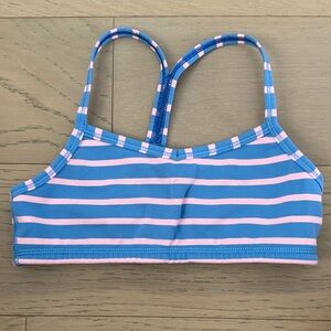Ivivva Blue and Pink Striped Kids Top